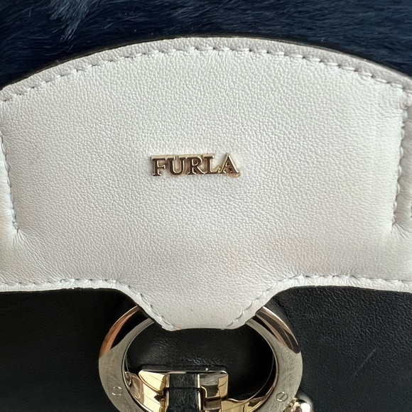 Furla Scoop calfskin pony hair Bag 🦋🦋 - Picture 2 of 11